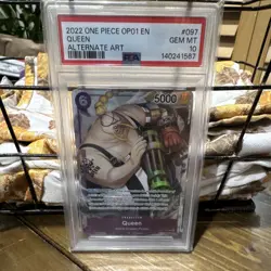 — 1st Wave—2022 One Piece CCG OP01 Queen #097 EN Alternate Art Holo -Pre Errata- - Image 1