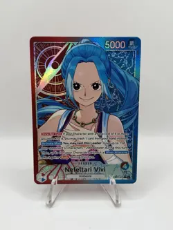 One Piece CCG Nefeltari Vivi EB03-001 Alt Art Leader - English - NM+ - Image 1