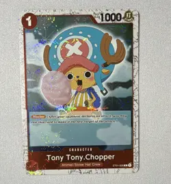 Bandai One Piece CCG Tony Tony Chopper ST01-006 Character Foil 1000 1 EN - Image 1