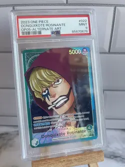 One Piece Awakening of the New Era Donquixote Rosinante Alt art OP05-022 PSA 9 - Image 1