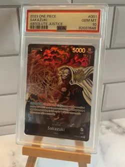 Sakazuki - ST06-001 - L - Foil New Starter Deck 06: The Navy One Piece - PSA 10 - Image 1