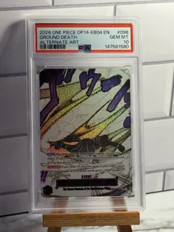 One Piece OP14-Eb04 Ground Death OP14-096 Alt Art PSA 10 - Image 1