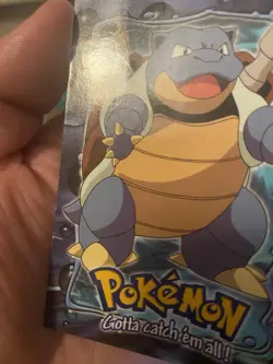 Pokemon Topps Blastoise #09 E9 of 12 Animation Card, Blue Label, Stage 3 HP - Image 3
