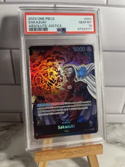 Sakazuki - ST06-001 - L - Foil New Starter Deck 06: The Navy One Piece - PSA 10 - Image 1