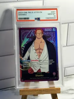 2023 ONE PIECE STARTER DECK ST05-ONE PIECE FILM ED #001 SHANKS PSA 10 - Image 1