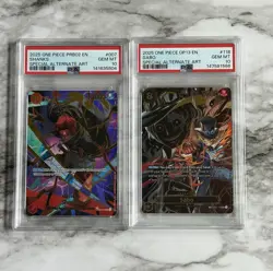 PSA 10 Shanks SP OP06-007 - PSA 10 Sabo SP OP07-118 - One Piece - Image 1