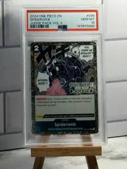 One Piece ENG - Spiderweb Judge Pack Vol. 3 - OP04-035 - PSA 10 - Image 1