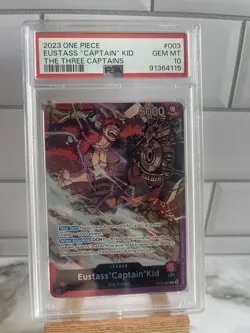 PSA 10 Eustass "Captain" Kid ST10-003 - The Three Captains One Piece ENGLISH - Image 1