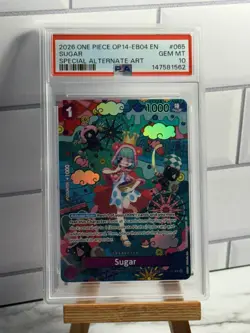 2026 ONE PIECE OP14-EB04 EN SUGAR SPECIAL ALTERNATE ART PSA 10 - Image 1