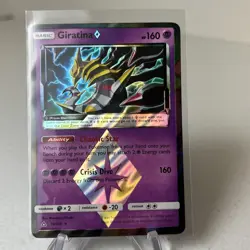 Pokemon TCG Giratina Prism Star Holo Card 58/156 SM Ultra Prism Nm - Image 1
