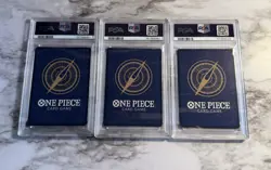 PSA 10 ONE PIECE TIN PACK SET VOL.2 #073 #074 #075 LUFFY SABO ACE SET - Image 2