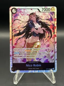Nico Robin OP12-087 SR Legacy of The Master One Piece Card - Image 1