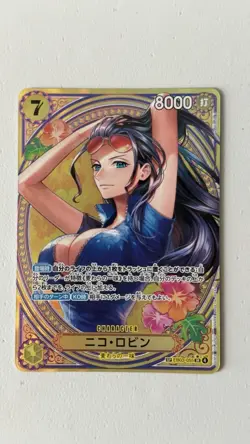 Nico Robin EB03-055 SP Alt Art SR Heroines Edition One Piece Card Japanese NM JP - Image 1
