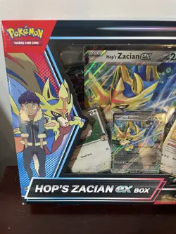 Pokemon TCG Hop’s Zacian EX Collection Box 4 Booster Packs And Promo Card New - Image 2