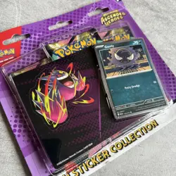 Ascended Heroes 3 Pack Tech Sticker Triple Blister Gastly Pokemon TCG Cards New - Image 2