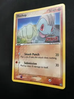 Common Holo Pokemon Card Lot Pokemon TCG Aron and Machop Power Keepers - Image 4