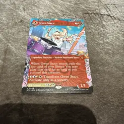 Gwen Stacy (0209) (Borderless) Marvel's Spider-Man Regular MTG NM - Image 1