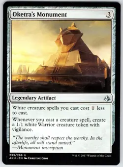 Oketra's Monument 233 Uncommon Amonkhet MTG Near Mint - Image 1