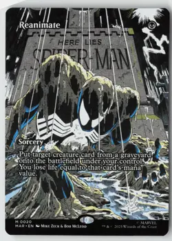 Reanimate (Borderless) 20 Marvel Universe Magic: The Gathering NM - Image 1