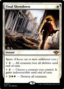 Final Showdown NM Outlaws of Thunder Junction Regular NM MTG - Image 1