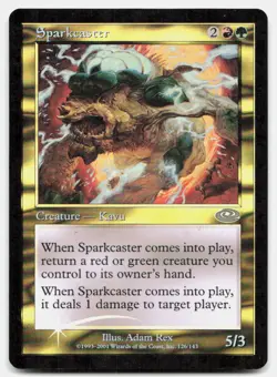 Sparkcaster 126 Uncommon Planeshift Magic: The Gathering Foil Lightly Played - Image 1
