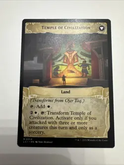 Ojer Taq Deepest Foundation / Temple of Civilization Mtg Magic The Gathering - Image 2