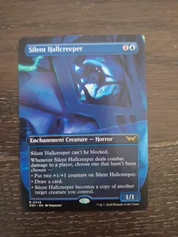 MTG / Silent Hallcreeper / DSK / #345 / Regular (Borderless) / Rare / NM - Image 1