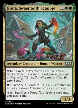 Greta, Sweettooth Scourge (205) Wilds of Eldraine WOE MTG Magic - Image 1