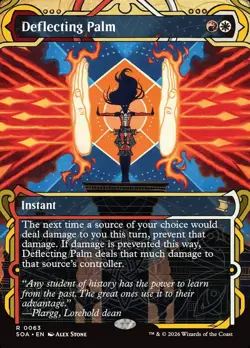 Deflecting Palm Foil (063) Borderless Secrets of Strixhaven Mystical Archive MTG - Image 1