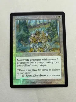 MTG FOIL Crackdown Mercadian Masques Magic the Gathering - Image 1