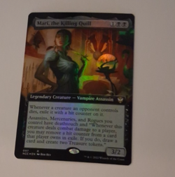 Mari, the Killing Quill Extended Art FOIL NM New Capenna Magic the Gathering MTG - Image 1