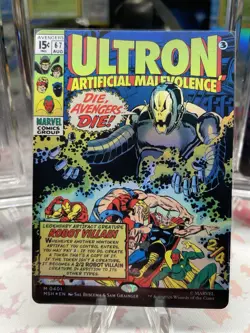 Ultron, Artificial Malevolence (Borderless) (0401) Marvel Super Heroes Foil 🌈 - Image 1