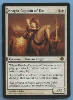 MTG: Shards of Alara: Knight-Captain of Eos - Image 1