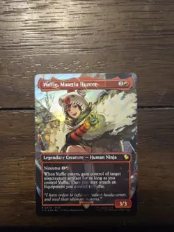 Yuffie, Materia Hunter (Borderless)(Chocobo Track Foil) Commander: Final Fantasy - Image 1