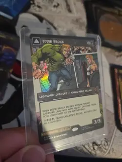 Eddie Brock Venom. lethal Protector Borderless FOIL 0224 Spiderman MTG - Image 1