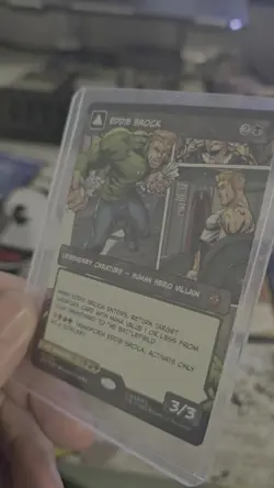 Eddie Brock Venom. lethal Protector Borderless FOIL 0224 Spiderman MTG - Image 2