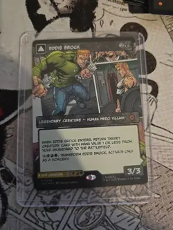 Eddie Brock Venom. lethal Protector Borderless FOIL 0224 Spiderman MTG - Image 5