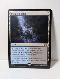 Polluted Delta - Modern Horizons 3 MH3 - NM - MTG Fetch Land - Image 1
