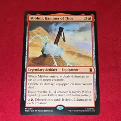 Wizards of the Coast MTG Mjolnir, Hammer of Thor 0146 Mythic EN 2026 - Image 1