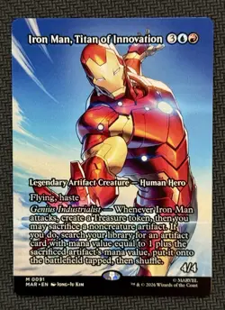Magic: The Gathering Iron Man, Titan of Innovation Mythic Reg Eng 0091 - Image 1