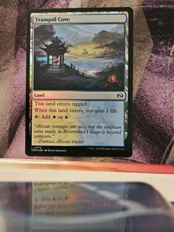 Tranquil Cove 270 Land Tarkir: Dragonstorm Magic: The Gathering Foil Near Mint - Image 1