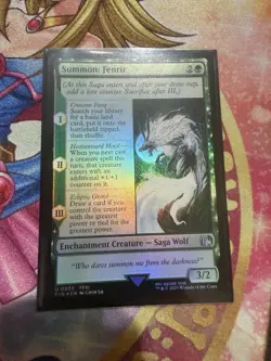 Summon: Fenrir - Foil - Final Fantasy - FIN U 0203 - Image 1