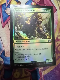 Coliseum Behemoth, Final Fantasy MTG, FIN-181 FOIL Magic the Gathering - Image 1