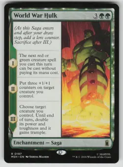 World War Hulk Rare Marvel Super Heroes 197 MTG Near Mint 2026 - Image 1