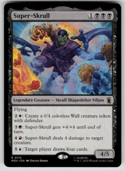 Super-Skrull Rare Marvel Super Heroes 115 MTG Near Mint 2026 - Image 1