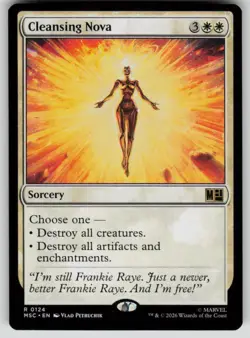 Cleansing Nova Rare Commander: Marvel Super Heroes 124 MTG Near Mint 2026 - Image 1