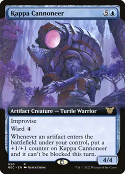 Kappa Cannoneer NM Extended Regular MTG [Neon Dynasty Commander NEC] - Image 1