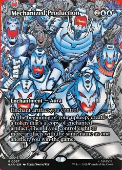 Wizards of the Coast MTG Mechanized Production Marvel 0057 Rare Alt Art EN 2026 - Image 1
