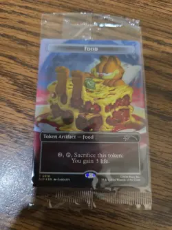 Lasagna Food Token Foil 918 | SLD Secret Lair x Garfield Promo IN HAND - Image 1