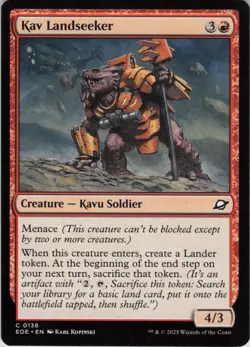 Kav Landseeker C Edge of Eternities 138 NM Foil MTG - Image 1